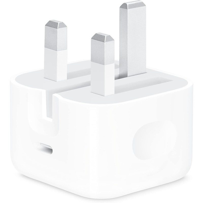 Apple Original 20W USB-C Power Adapter UK MHJF3B/A Charger - NEW WITHOUT PACKAGING