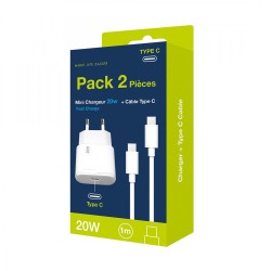 Pack Chargeur Entrée Type-C...