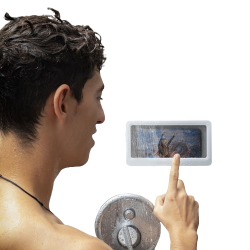 Proteggi il tuo smartphone dall'acqua e dal vapore custodia impermeabile a muro