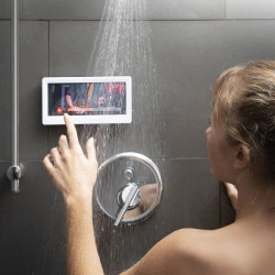 Proteggi il tuo smartphone dall'acqua e dal vapore custodia impermeabile a muro